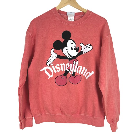 Disney Parks Tops - Disney Red Mickey Mouse Disneyland Pullover Sweatshirt